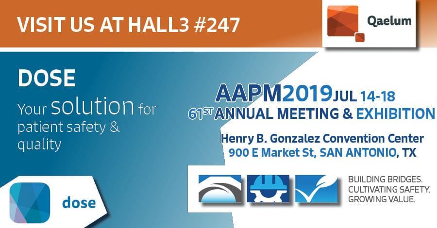meet us at aapm 2019